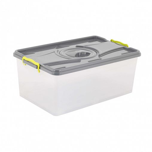 Контейнер для хранения Альтернатива, прямоугольный, с крышкой, 61 x 39,5 x 26,5 см, 40 л фото