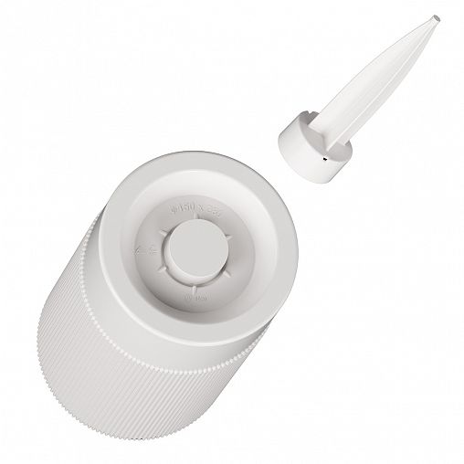 Ваза для цветов под срезку Альтернатива Версаль, с колышком, пластиковая, 20 см фото