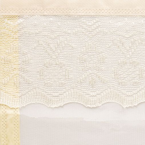 Москитная сетка Feona Цветы на магнитах, 1 x 2,1 м, бежевая фото