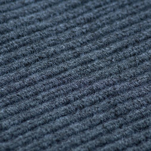 Коврик придверный SunStep Ребристый, влаговпитывающий, 100 x 200 см, серый фото