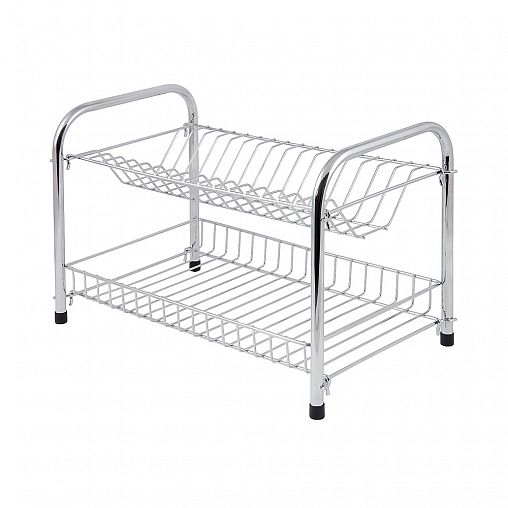 Сушилка для посуды Рыжий кот, 2 яруса, 39,5 x 24 x 28 см фото