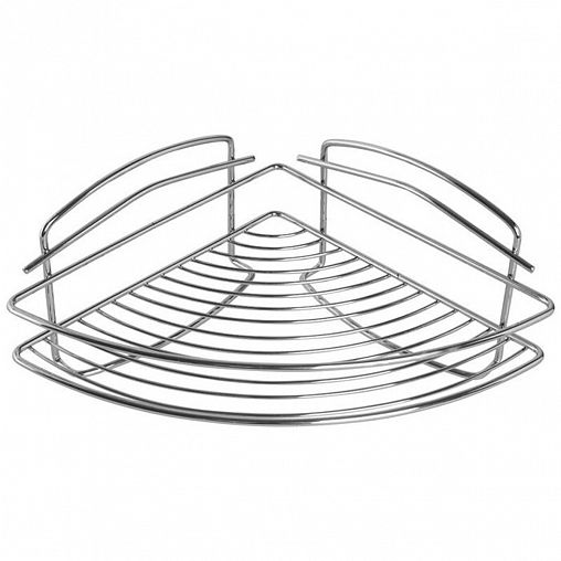 Полка в ванную угловая Milardo, хром фото