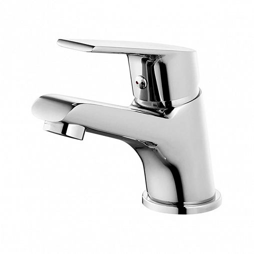 Смеситель для раковины с коротким изливом Milardo Nelson NELSB00M01, однорычажный, хром фото