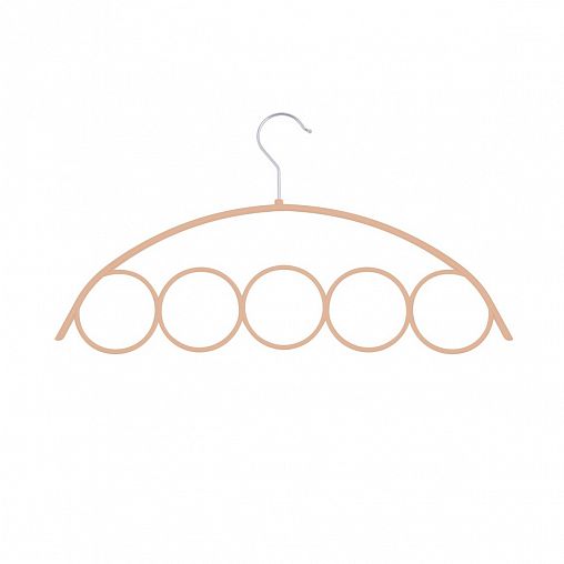 Вешалка для шарфов и платков Мультидом, 5 колец, 23 x 40 см, микс фото