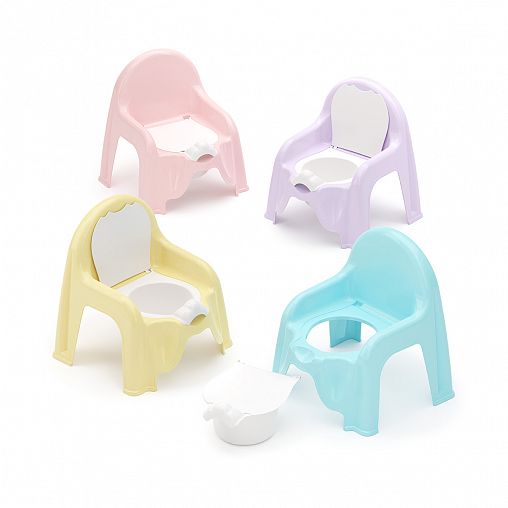 Горшок-стульчик Альтернатива, 325 x 300 x 345 мм, горчичный фото