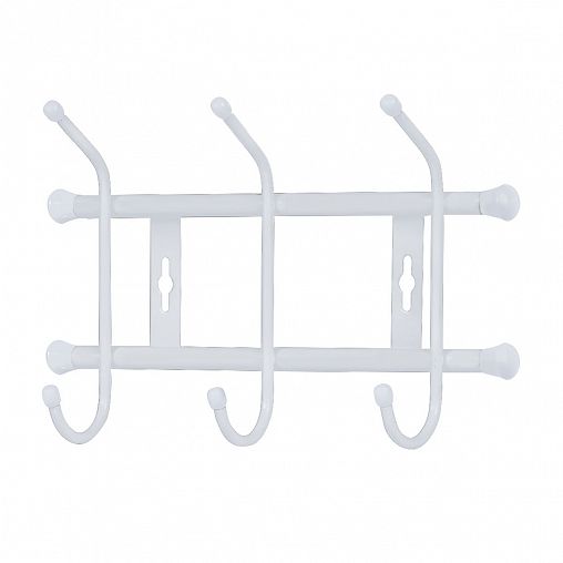 Вешалка настенная Nika ВН3/МС, 3 крючка, 28,5 x 18 x 6,7 см, матовый серый фото