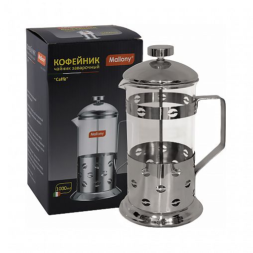 Френч-пресс Mallony Caffe, 1 л фото