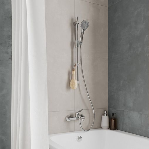 Штанга для душа Milardo Ideal Spa, хром фото