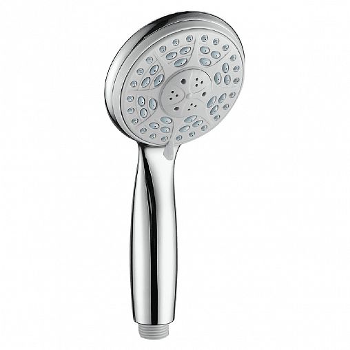 Лейка для душа Fashun A16-1, 3 режима, хром/светло-серая фото