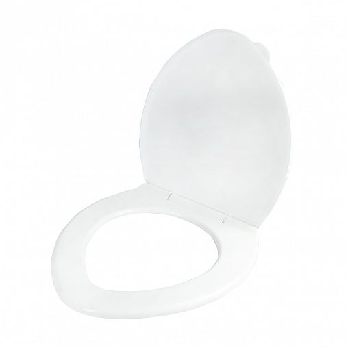 Сиденье для унитаза Мультипласт Групп, 46,5 x 37,5 x 5 см, белое фото