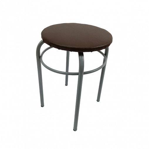Табурет New Victoria Сатурн 20, мягкое круглое сиденье, d 30 cм, шоколадный фото