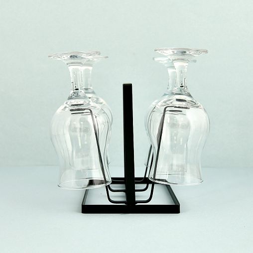 Держатель для бокалов Мультидом Лофт, черный фото