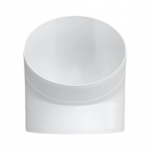 Колено круглое Era 16ККП, 45 градусов, пластик, d 160 мм фото