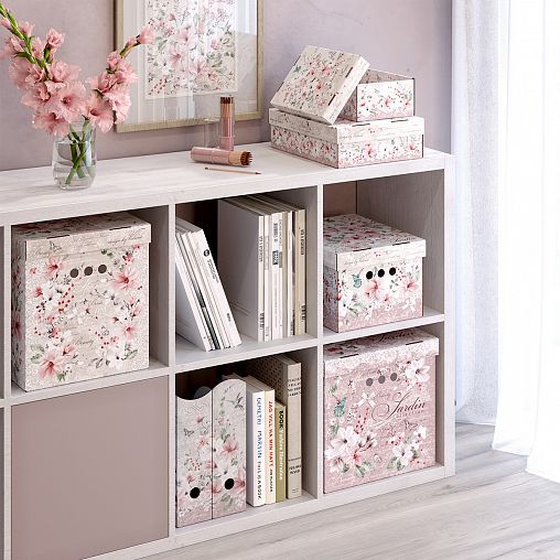 Лоток для бумаг Valiant Jardin (29,5 x 23,5 x 8,5) 3 шт + (31 x 23,5 x 8,5 см) 3 шт фото