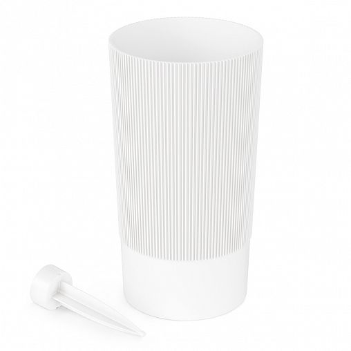 Ваза для цветов под срезку Альтернатива Версаль, с колышком, пластиковая, 28 см фото