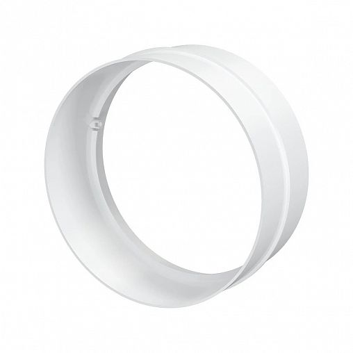 Соединитель круглых воздуховодов Era 16СКП, пластик, d 160 мм фото