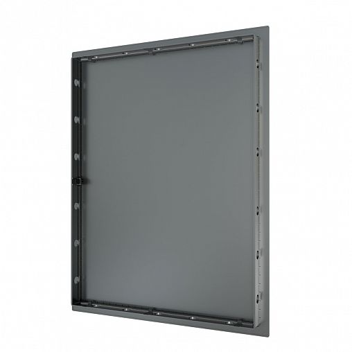 Люк-дверца ревизионная Evecs L2040N gray, нажимная, с фланцем 200 x 400 мм, 223 x 423 мм фото