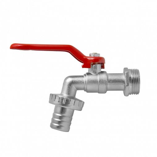 Кран шаровой с носиком под шланг Light, с наружной резьбой, 3/4" фото