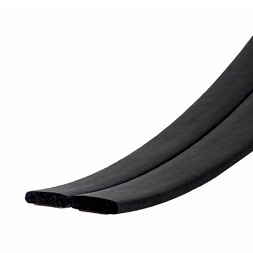 Уплотнитель I-профиль Tech-Top, 8 x 2 мм, бухта 200 м, черный фото