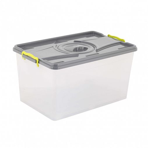 Контейнер для хранения Альтернатива, прямоугольный, с крышкой, 61 x 39,5 x 32,5 см, 50 л фото