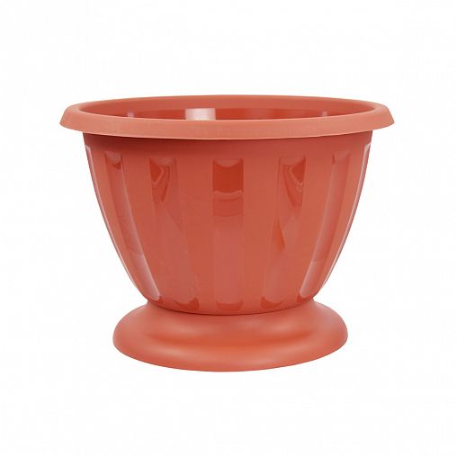 Вазон Альтернатива Пальмира, 10 л, коричневый фото