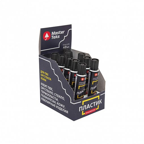 Клей контактный полиуретановый MasterTeks HomeMaster Пластик, 40 г фото