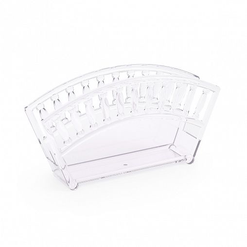 Салфетница Альтернатива, 17,5 x 5 x 10 см, прозрачная фото