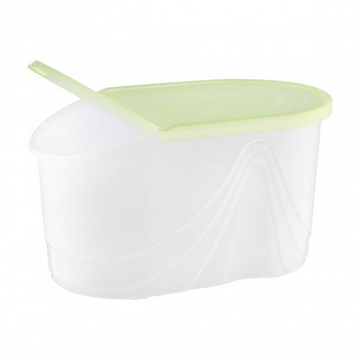 Емкость для сыпучих продуктов Berossi Wave, 1 л, киви фото