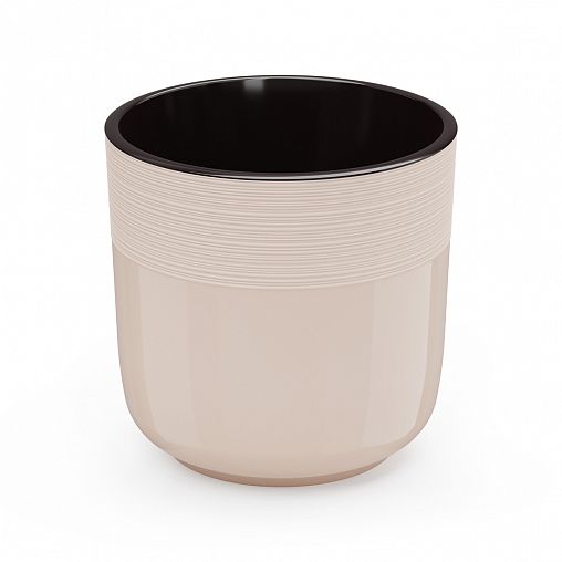 Горшок для цветов Альтернатива Линель, с автополивом, 2,7 л, бежевый фото