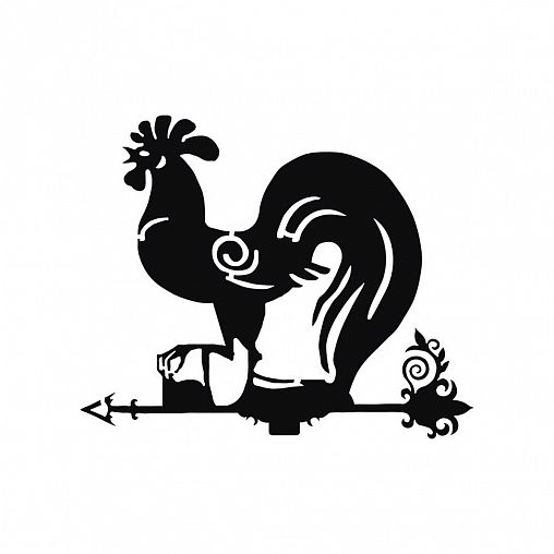 Флюгер New Victoria № 33 Петух кукареку, большой, 500 x 600 мм фото