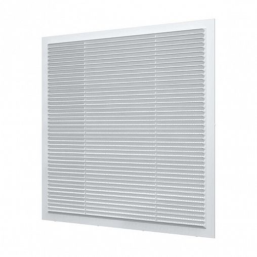 Решетка вентиляционная Era 3838С, пластиковая, с сеткой, 385 x 385 мм фото