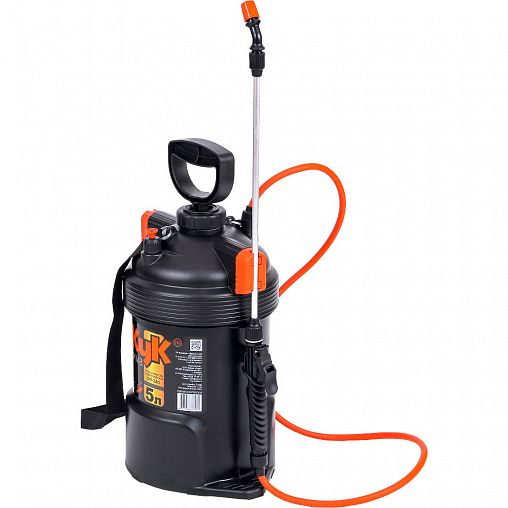 Опрыскиватель Жук Оптима ОП-220 5 л, стеклопластик, нетелескопический брандспойт фото