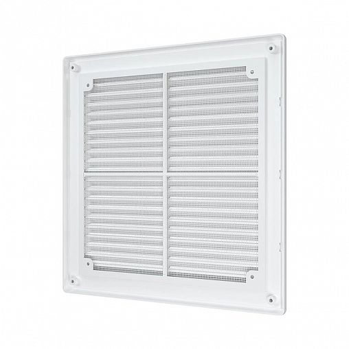 Решетка вентиляционная разъемная Auramax A2525R, пластиковая, 249 x 249 мм фото