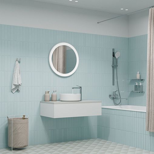 Смеситель для ванны IDDIS Parker, с длинным изливом, хром фото