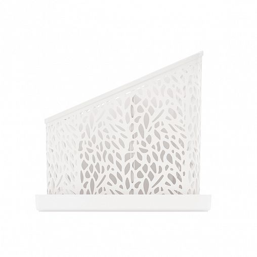 Подставка для столовых приборов Альтернатива Сердце, 16,5 x 16,5 x 15,3 см, белая фото