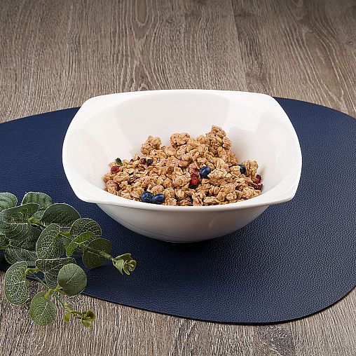 Салатник Nouvelle Home Маршмеллоу, фарфоровый, 20 x 20 см, 1200 мл фото