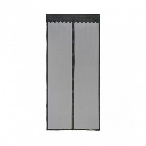 Москитная сетка Рыжий кот KM-N, на магнитах, 1 x 2,1 м, черная фото