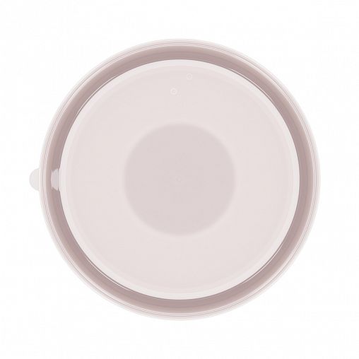 Набор пластиковых салатников Альтернатива Оазис, с крышками, 2 шт (2,5 л, 4 л), бежевый фото