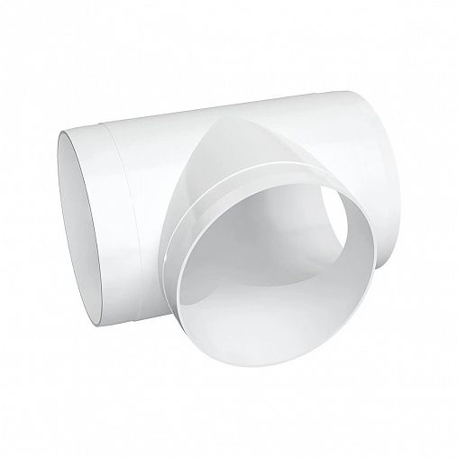 Т-образный соединитель воздуховодов Era 15ТП, пластик, d 150 мм фото