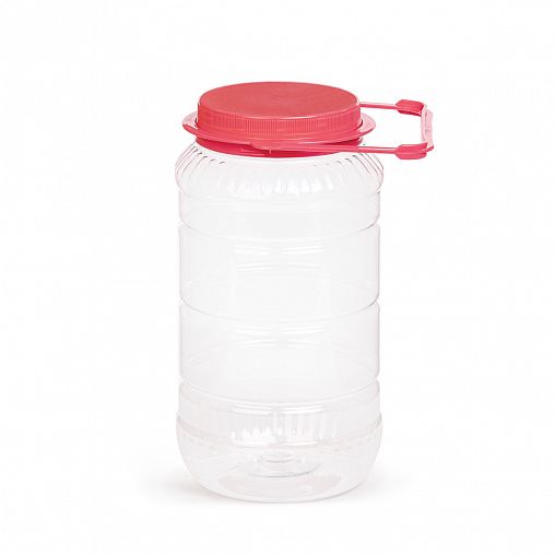 Банка для сыпучих продуктов ПЭТ Альтернатива, со съемной с ручкой, 13,5 x 13,5 x 34,5 см, 3 л фото Банка для сыпучих продуктов ПЭТ Альтернатива, со съемной с ручкой, 13,5 x 13,5 x 34,5 см, 3 л фото