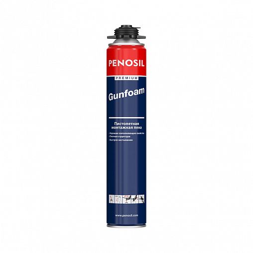 Профессиональная монтажная пена Penosil Premium Gunfoam, летняя, 750 мл фото