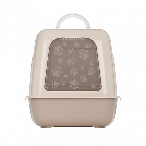 Лоток для животных Альтернатива, закрытый, бежевый фото