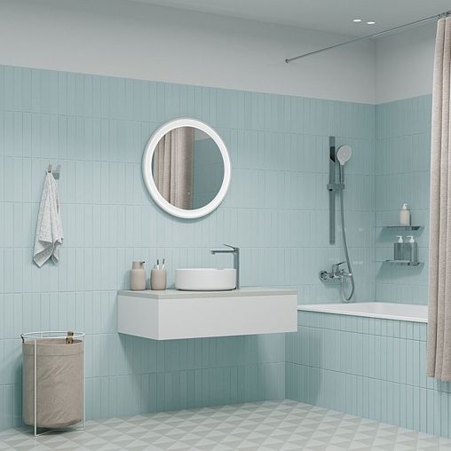 Смеситель для ванны IDDIS Parker, хром фото