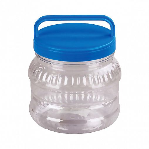 Бидон ПЭТ Альтернатива, с крышкой и ручкой, 1 л фото