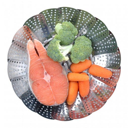 Пароварка-вкладыш Мультидом Здоровье AN80-19, D=14-23 см, высота 7 см фото