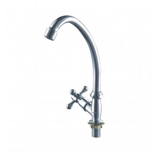 Кран для холодной воды Fauzt FZ 101-A17, одновентильный, хром фото