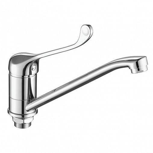 Локтевой смеситель для раковины Fashun A4954, хром фото