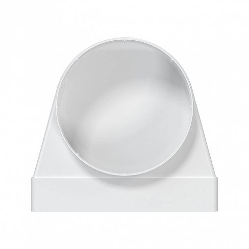 Соединитель плоского воздуховода с круглым Era, пластик, 204 x 60/d 100 мм фото