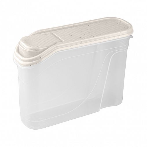 Емкость для сыпучих продуктов Phibo, 1,5 л, бежевый флэк фото