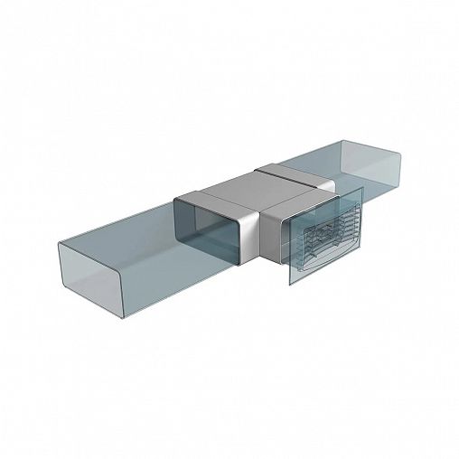 Т-образный соединитель воздуховодов Era 620ТПП, пластик, 60 x 204 мм фото